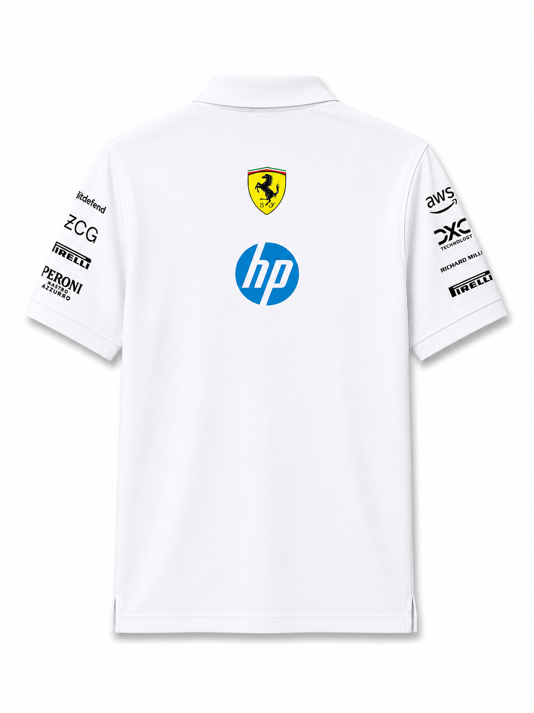 F1 Ferrari White Polo